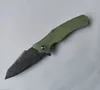 Cuchillo plegable Flipper de alta calidad VG10, hoja de acero de Damasco, hoja de acero + mango G10, para acampar al aire libre, senderismo, rodamiento de bolas, cuchillos plegables