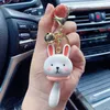 Personality Car Key Chain Cute Bag Pendant Cartoon Resin Wind Chime Animal Key Chain Trend Couple Accessories Keychain Charms G1019