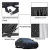 Universal Black Waterproof Full s Snow Ice Dust Sun UV Shade Indoor Outdoor 7 Sizes Auto Car Cover for All Season