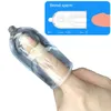 Massage Items Extend 35CM55CM8CM Penis Sleeve Reusable toy Delay Ejaculation Sexy Toys For Men Penis Ring Male Glans Sleeve Ex7643270