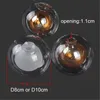 Lampe Couvre Nuances Clair Blanc Globe Verre Abat-Jour Pour G4 Ampoules D8cm D10cm Abat-Jour Remplacement Lustre Pendentif Lustre Accessoire Pièces