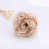 Flor de tela para camisa, Pin de solapa y broches, abrigo elegante, insignia para suéter, ropa de lujo, regalo para mujer, accesorios de joyería de boda