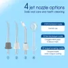 Orale Irrigators Sterke frequentie 200 ml Draagbare oplaadbare Whitening Oral Irrigator Water Puls Flosser Jet Teeth Cleaner Dental Device