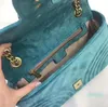 Fashion Love heart V Wave Pattern Satchel Designer Borsa a tracolla Borsa a catena Borsa a tracolla di lusso Borsa a tracolla da donna