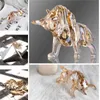 HD 5.2in Crystal Bull Sculpture Ornament Art Glass Animal Collectible Figurines Table Dekor Souvenir Staty Gåva till pappa / vän 210811