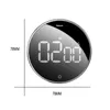 Timer 2021 Timer da cucina digitale a LED per cucinare Doccia Studio Cronometro Sveglia Conto alla rovescia elettronico magnetico