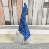 Nouvelles décorations de noël en peluche Gnomes, cadeau de famille, aménagement de scène avec lumières, ornements pour arbre, maison, boules de poupée elfe en peluche nordique