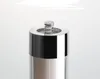 Bouteille sans air argentée de 15ml 30ml 50ml, bouteilles à pompe à vide en acrylique de haute qualité, bouteille de Lotion, récipient cosmétique