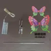 TIKTOK Butterfly Wings Shine Toys Light-Up Landschap Path Yard Light Outdoor Lampen Tuinverlichting Butterfly Fairy Flash Stick Gift G58X6er