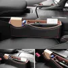 Leather Car Seat Gap Pockets Universal Size Auto Middle Crevice Storage Box Mobile Phone Organizers Console Filler Side Bag Ship260E