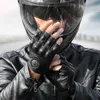 Halve Vinger Motorfiets Lederen Guantes Moto Verano Estivi Luvas Ciclismo Gant Cycling Fingerless Handschoenen Tactical Retro