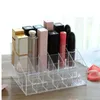 Jewelry Pouches, Bags Clear Acrylic 24 Grid Makeup Storage Box Lipstick Polish Display Stand Holder Cosmetic Organizer