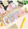 Women Badge ID Card Holder Lanyard Cards Cover Student Cute Unicorn Beautiful Flowers Campus Identity Card Cover Name Bag Neck