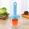 Silicone pincel de óleo resistente à temperatura frasco de óleo de cozimento panqueca cozinhar churrasco acessórios de grelhar acessórios cozinha gadget lla10796