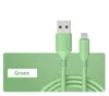 Vloeibare siliconen kleur 5a super snelle lading kabels Micro USB Type C Data-kabel voor Samsung S20 S10 S8 S7 Opmerking 20 LG Huawei Xiaomi Android Mobiele telefoon oplaaddraad