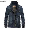 Bolubao Winter Men Fashion Denim Jacket Mens Mode Casual Jacket Män Märke Slim Fit Denim Jackor Man 210518