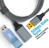 Cavi di prolunga USB da 1 m/2 m 3 m 5 Gbps Trasmissione ad alta velocità USB 3.0 intrecciata da maschio a femmina Linea estesa dati disco rigido per laptop