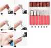 7 kolorów 1 zestaw wiertła do paznokci Bit urządzenie elektryczne maszyna do Manicure Pedicure frezy NailArt żel do skórek Remover ue wtyczka amerykańska USB