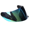 Capacete Visor Face Inteira Peças de Escudo de Motocicleta Retro Universal Lavável Protegido UV Destacável Anti-riscos Óculos Originais Capacetes