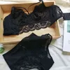 NXY sexy set Sexy Ultrathin Transparent Floral Lace Bra and High Waist Panties Set Underwear with Push Up Women French Lingerie 1127