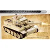 Kazi Ky82011 King Tiger 323 Tank Modell Kit Byggnadsblock Bricks WW2 995PCS Century Militär 3D-leksak för pojke
