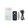 X6 Trasmettitore Bluetooth Adattatore per auto Ricevitore Audio Wireless Mini AUX USB Jack da 3,5 mm Kit vivavoce per auto