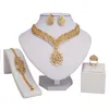 Ohrringe Halskette ZuoDi Exquisite Dubai Gold Designer Schmuck Set Frau Hochzeit Zubehör 2021 Mode Afrikanische Braut