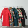 Winter Collection Jacket Stijlvolle Winddichte Vrouwelijke Jas Womens Gewatteerde Jassen Lange Warm Parkas Tops 211013