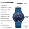 2019 New Blue Quartz Clock Lige Mens Relógios Top Marca Luxo Relógio para Homens Simples Todo Aço Waterproof Wrist Watch Reloj Hombre Q0524