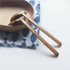 2 Styles WoodenTurtle Soup Spoon Colander Wood Tableware Japanese Style Ramen Wooden Long Handle Hot Pot Spoon