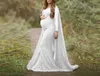 2021 Maternity Dresses For Photo Shoot Women Pregnants Photography Props Off Shoulder Sleeveless Solid Dress Photography dress X0902