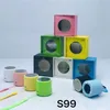 S99 Macaron Mini Altoparlante portatile senza fili Bluetooth HiFi Lettore musicale MP3 Altoparlante Subwoofer Bass Surround Sound inpod Aggiornamenti TWS