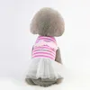 犬のアパレル猫のドレス犬の服のための服のための小さなペットの天使の王女のテディスカート子犬の花服のファッションCatcostume