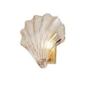 Wandlamp nordic koper moderne licht luxe shell woonkamer achtergrond slaapkamer kinderen nachtkastje zm1205