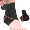 Supporto per caviglia 1PCS Cinturino in silicone elastico per pallacanestro Calcio Sicurezza sportiva professionale