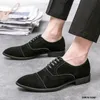 Nouveau rétro pointu à lacets Oxford chaussures hommes mocassins décontractés affaires robe formelle chaussures Sapatos Tenis Masculino