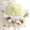 Bicolor Florist Wrap Paper Metallic 58 * 58cm 20st / lot DIY Craft Blommor Presentförpackning Bröllop Festivet Party Supplies GGA4355
