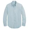 Mäns casual skjortor män höst streetwear män liten hästkvalitet 100cotton denim jeans camisa maskulina långärmad social hombre