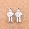 26st Antik Silver Bronze Plated Universe Astronaut Charms Pendant DIY Halsband Armband Bangle Resultat 31 * 13 * 6mm