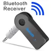 3.5mm Streaming Bluetooth Audio Music Receiver Car Kit Stereo BT 3.0 Bärbar Adapter Auto Aux A2DP för handsfree-telefon MP3