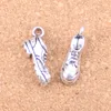 34st Antik Silver Bronze Plated Football Fotbollskor Charms Pendant DIY Halsband Armband Bangle Fynd 20 * 10 * 7mm