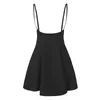 Röcke Elegante Damen Damen Sexy Riemchen Schwarz Hosenträgerrock Tunika Party Weiblich Allgleiches Mini Plissee Skater Plus Size