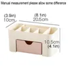 PP Desktop Cosmetic Box Small Drawer Plastic Table Makeup Case Bathroom Jewelry Storage Boxs Home Multi-function Makeups