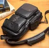 Crossbody Bag For Men Waterproof USB Multifunction Male Shoulder Anti-Theft Short Travel Messenger Chest Sling Bags