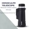 Télescope jumelles LUXUN 8x42 monoculaire boussole intégrée télémètre BAK4 prisme puissant étanche monoculaires de chasse