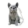 Standbeeld Tuin Decoratie Hond Hars Tekkel Franse Bulldog Sculptuur Home Ornamenten 211101