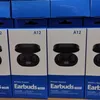 A12 TWS Bluetooth 5.0 Słuchawki słuchawki bezprzewodowe słuchawki Life Waterproof Mini Twins Zestaw słuchawkowy 9D z mikrofonem dla wszystkich smartfonów