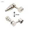 Cigarette Smoking pipes 10mm&14mm&19mm 4 IN 1 male and female domeless titanium nail, with screw. really convenient !