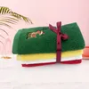 4PC / Lot Super Absorbent Jul Bomull Barnhandduk Mjuka Torkande Rags Badrum Kök Te Bar Handdukar Hem Bord Handrengöring Tyg Lint Gratis Xmas Present Hy0171