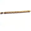 STAMEP 24K SOLID FINE GF Gold Premium Quality Cuban Curb Link Chain Men039S Armband 12MM5092963